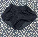 Lululemon multicolor leopard print hotty hot shorts size 2 Photo 0