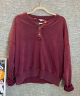 American Eagle Henley Sweater Photo 0