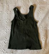 Brandy Melville Green Tank Top Photo 0