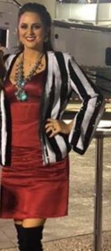 Forever 21 Black And White Striped Sequin Blazer Photo 0