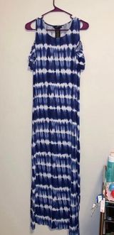 Stripped tie dye maxi dress Photo 0
