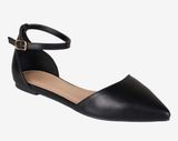Journee Collection Pointed Toe Black Flats Photo 0