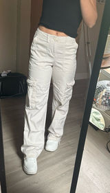 Universal Threads Universal Thread Pants Cargo White Photo 0