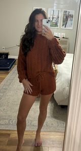 Love Tree Burnt Orange Sweater Set Photo 0