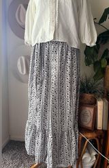 GRACE KARIN floral wide leg pull on pants Women’s SIZE XL boho Lagenlook Photo 0