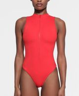SKIMS Zip Up Swimsuit S Photo 0