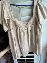 Tan Boutique Top Size L Photo 0