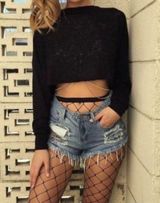 Urban Outfitters Large Gauge Stretch Fishnet Stockings NWOT Photo 0