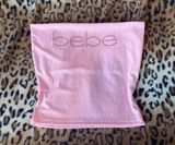 Pink Tube Top Cute Crop Pink Tube Tank Tops BEBE y2k Pink Rhinestone Photo 0