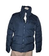 OLD NAVY Blue Puffer Jacket Zip Front Womens Size Small Photo 0