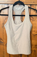 Beyond Yoga Spacedye Step Up Racerback Tank, Beige, Size M Photo 0