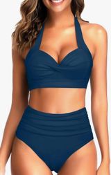 Women's Bikini Sets Female Sexy Push Up 2 Piece Vintage.. Photo 0