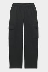 Black Cargo Sweats Photo 0
