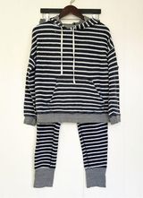 Sundry  Terry Cloth Hoodie Sweatpants Loungewear Set Small Photo 0