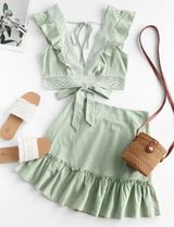 Zaful Two Piece Dress Set Photo 0