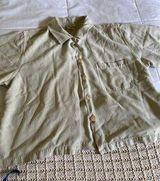 Tommy Bahama Tan Vintage Button Up Shirt Photo 0