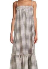 We Wore What NWT Revolve  Smocked Gingham MIDI Dress small Photo 0