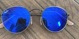 Ray-Ban Blue  Round Sunglasses Photo 0