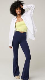 Aerie Crossover Flare Leggings Photo 0