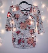 No Boundaries Floral Blouse Photo 0