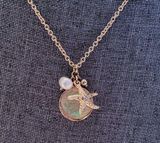 Boutique Outerbanks Inspired Starfish VSCO Summer Necklace Earring Set Photo 0