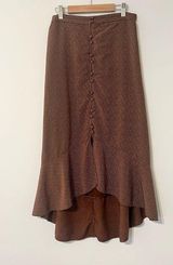 Abercrombie and Fitch brown midi skirt Photo 0
