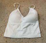 Gildan white tank with pads Photo 0