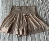 Queen of Sparkles Shorts - Champagne Color Photo 0