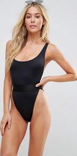ASOS Highleg Swimsuit Photo 0