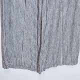 a new day Black and White Stripe Linen Pull-on Wide Leg Pants Size XS Photo 0