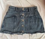 denim mini skirt Photo 0