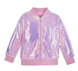 Disney Sequin Bomber Jacket. Earidescent Jacket. Photo 0
