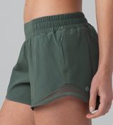 Hotty Hot Shorts 2.5” Low Rise Size 12 in Dark Forest Green Gray Photo 0