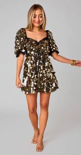 BuddyLove Black/Gold dress Photo 0