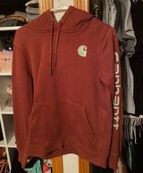 womens red carhartt sweatshirt Photo 0