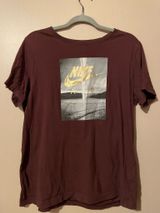 Nike Air T-Shirt Burgundy  Photo 0