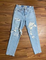 Levi’s Wedgie Fit Cropped Jeans Photo 0