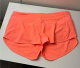 Coral Lululemon Shorts in Size 6 Photo 0