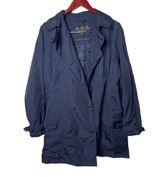 Barbour Ladies Featherweight Valerie Jacket Short Blue Coat Size 12 Photo 0