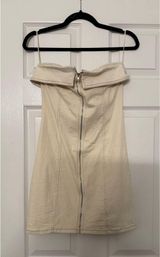 Strapless denim dress Photo 0