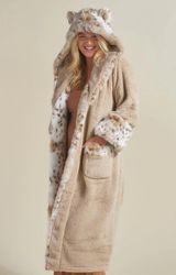 Spirit Hood Faux Fur Robe Photo 0