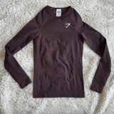 Maroon Long Sleeve Women’s Active Top / size small Photo 0