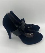 Black Velvet Heels Photo 0