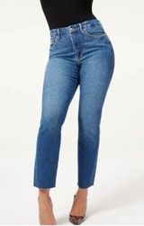 NWT Good American Good classic Skinnyish fit hi rise Women’s Jeans size 10/30 Photo 0