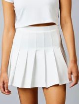 Altar'd State Altr’d State White Pleated Skirt Photo 0