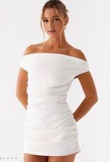 Peppermayo Morgan Off Shoulder Mini Dress Photo 0