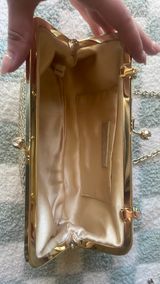 ALDO Champagne Sparkling Clutch Photo 0