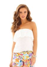 Lilly Pulitzer White Tube Top Photo 0