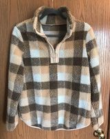 Neutral Plaid Pullover Tan Photo 0