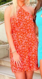 Wild Fable Halter Feather Dress Photo 0